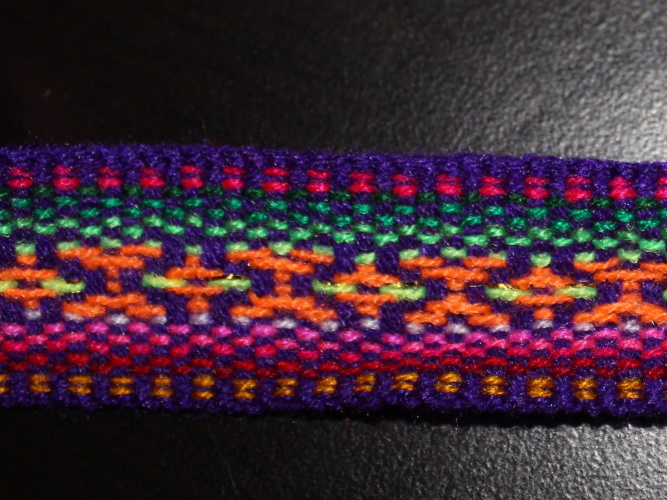 Pásek/lem (modrá, 1 m)