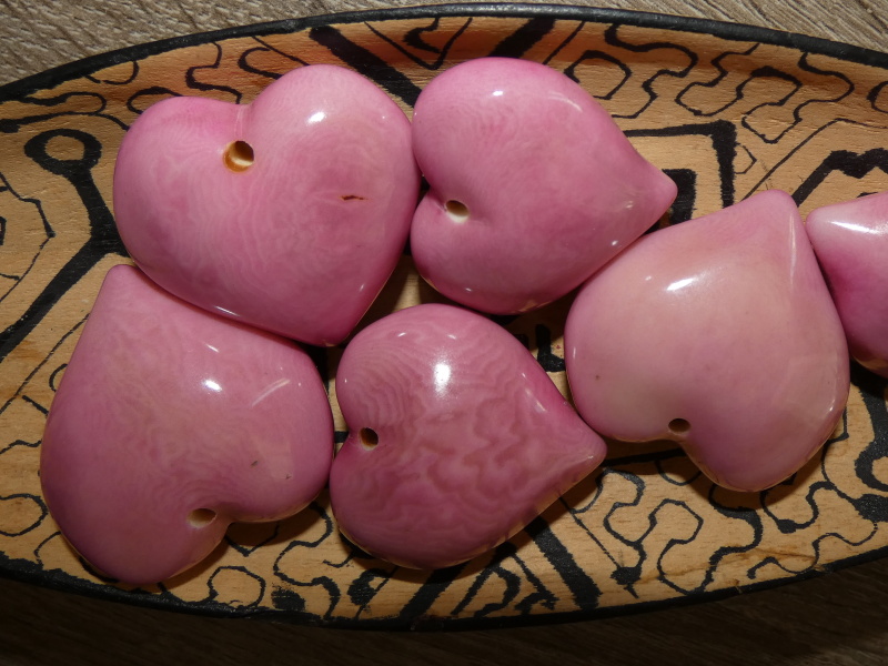 Tagua srdíčko (buclaté, světle růžové)