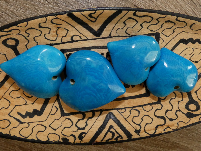 Tagua srdíčko (buclaté, tyrkysové)
