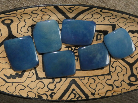 Tagua obdélník (světle modrý, 2 dírky, bez kresby)