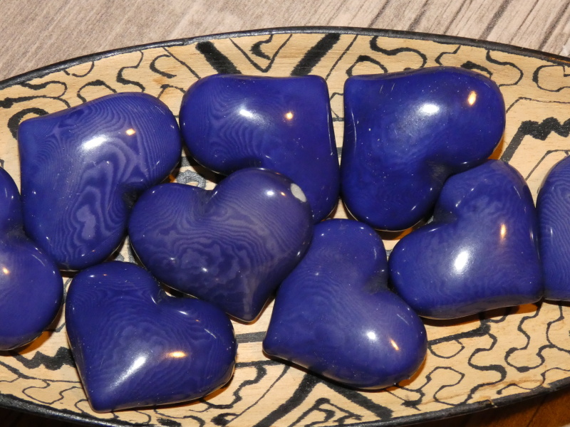 Tagua srdíčko (buclaté, světle modré, skrz)