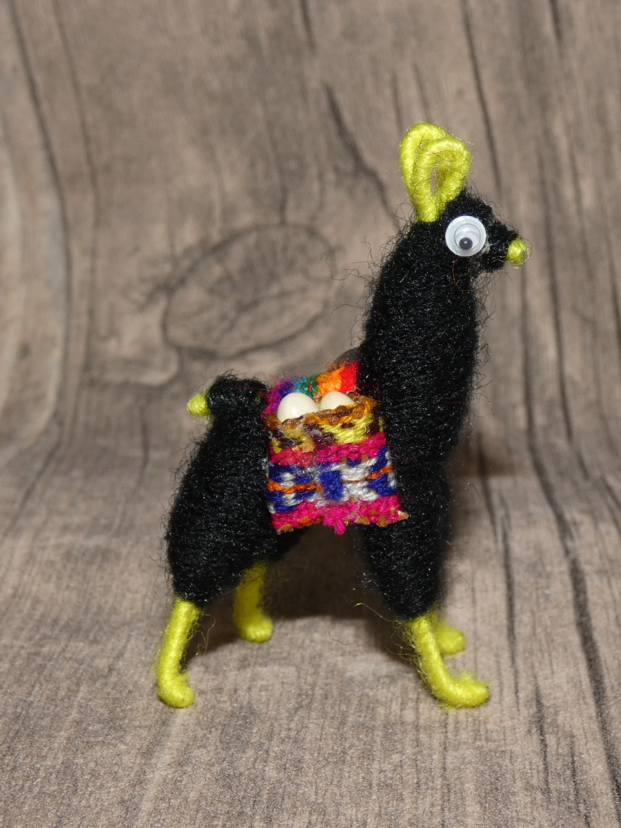 Magnetka (lama, černá)