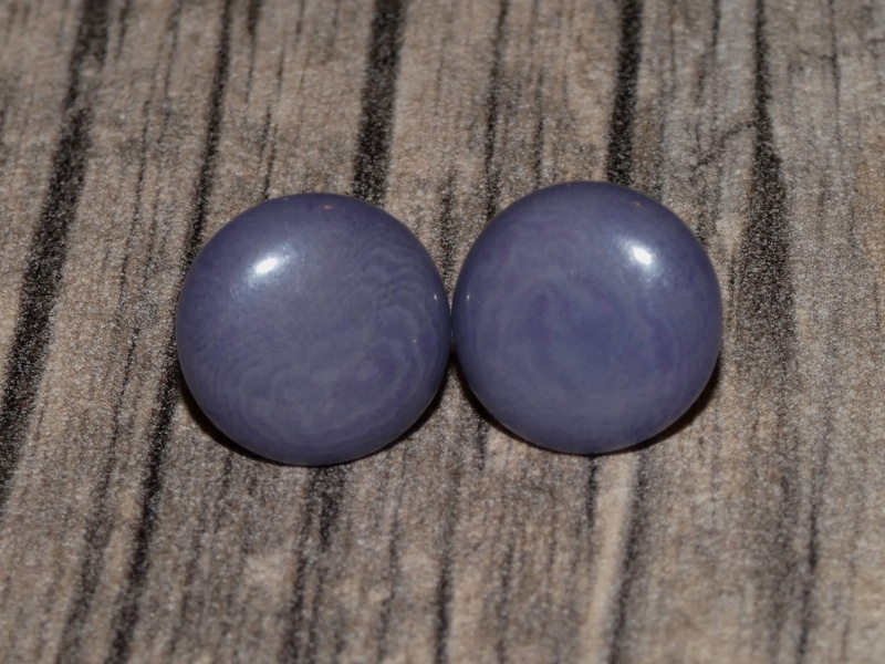 Náušnice tagua (malé, zapichovací, světle fialové)