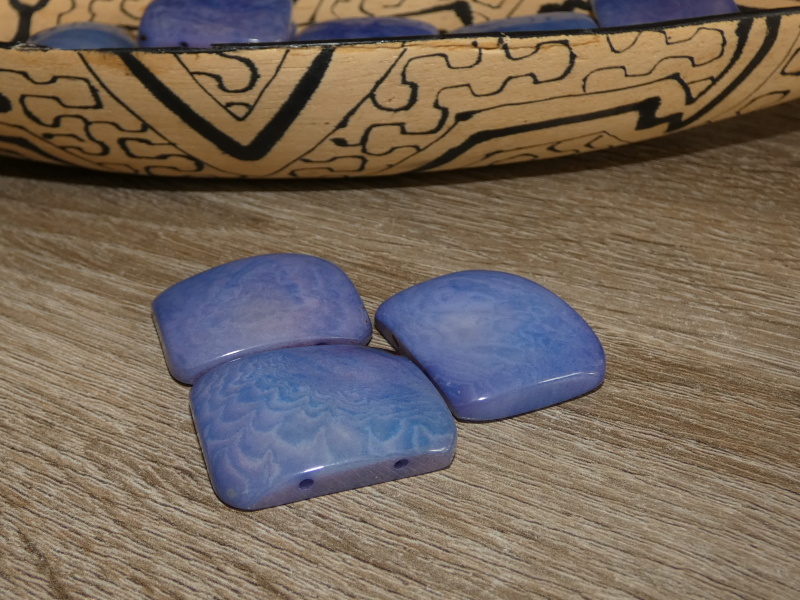Tagua obdélník (světle fialový, 2 dírky, bez kresby)