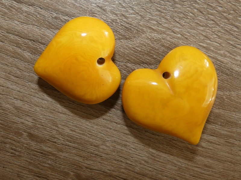 Tagua srdíčko (buclaté, žluté)
