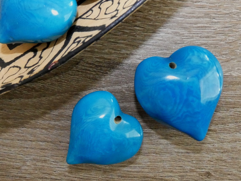 Tagua srdíčko (buclaté, tyrkysové)