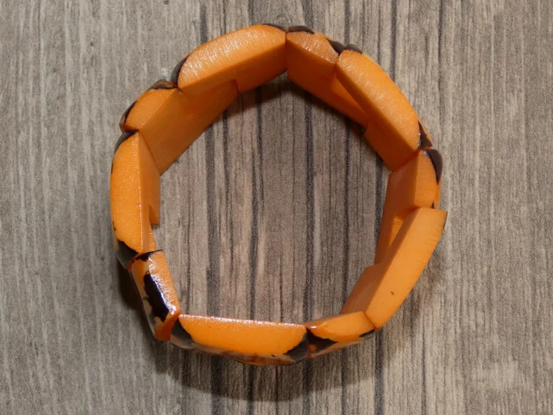 Náramek tagua (oranžový II)