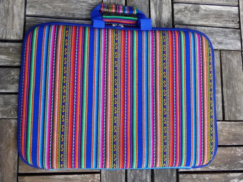 Pouzdro na notebook (střední, modré) 