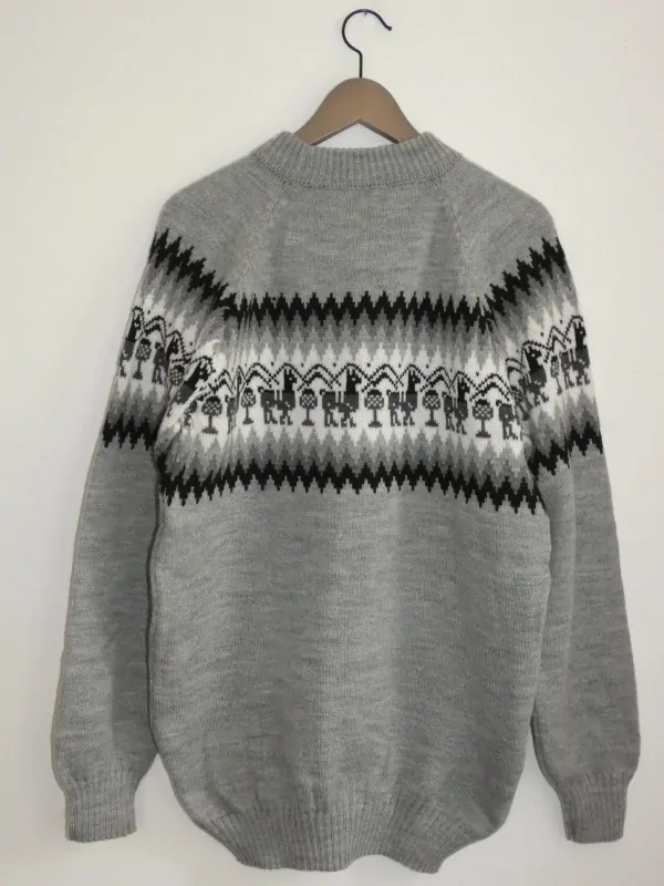 Svetr Peru (světle šedý, L/XL)