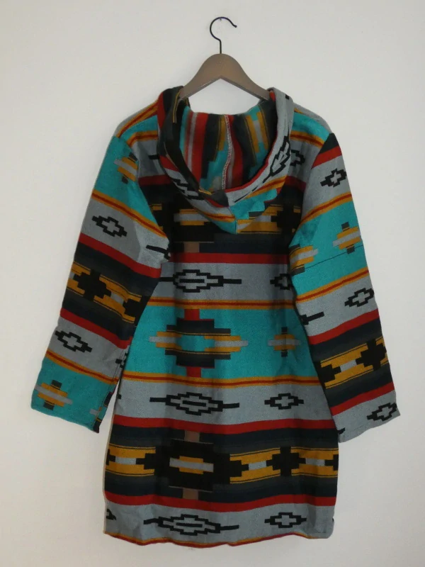 Mikina dlouhá/kabát IV (lamí vlna, Ekvádor, M)