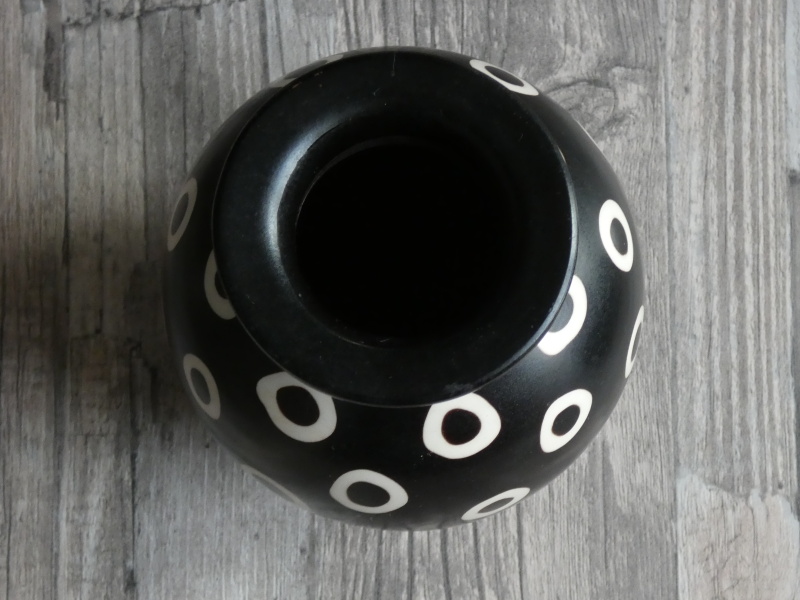 Dekorativní váza velká (kolečka, 16 cm)