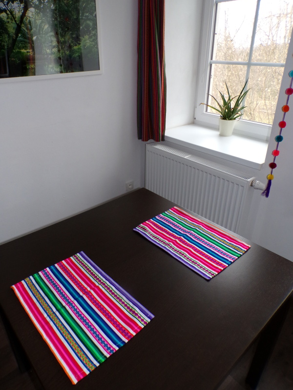 Prostírání (2 kusy, bílé, 21x28 cm)