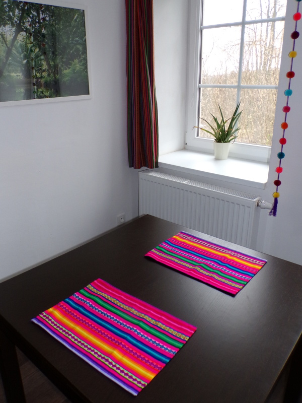 Prostírání (2 kusy, růžové I, 21x28 cm)