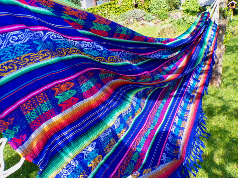 Hamaka Ekvádor (modrá, 130x240 cm)