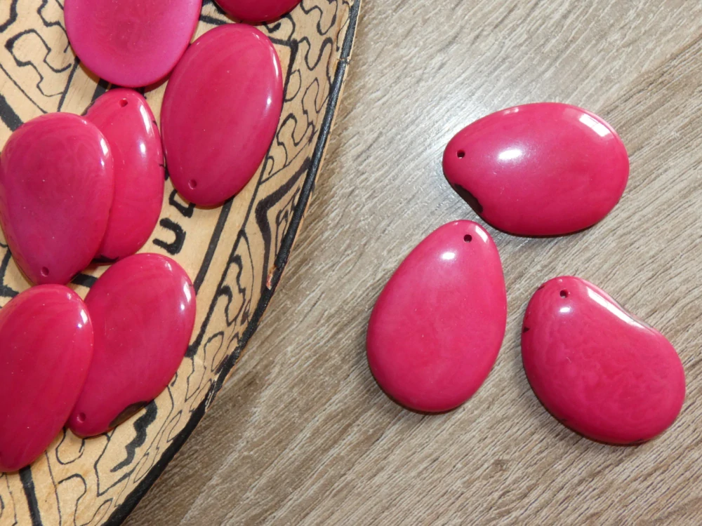 Tagua - placka (bez kresby, růžová)