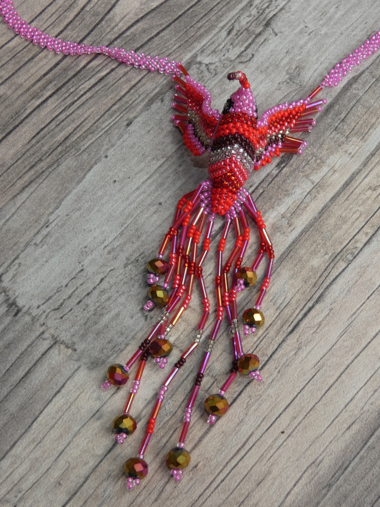 Náhrdelník kolibřík (větší)