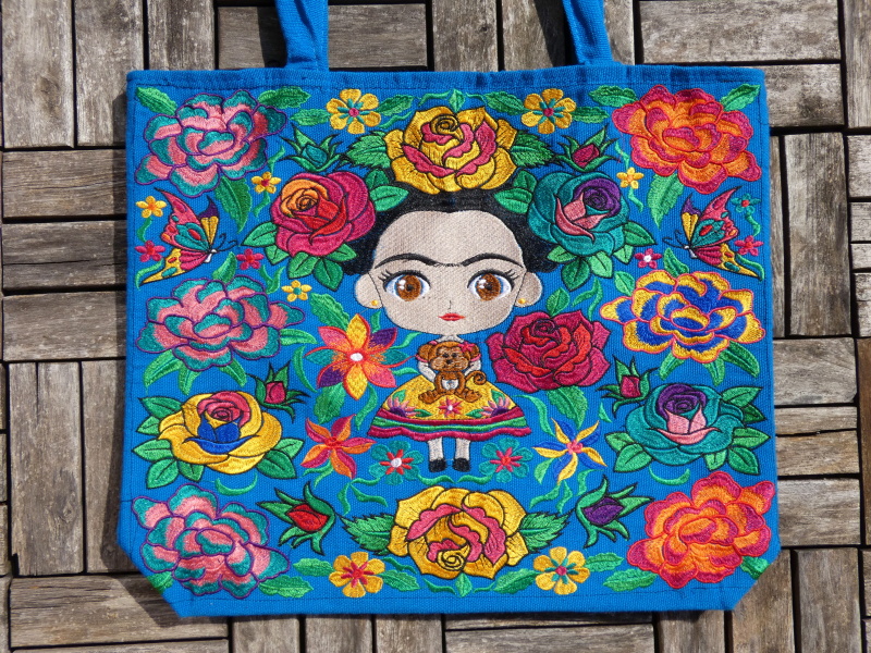 Taška přes rameno (Frida, tyrkysová)