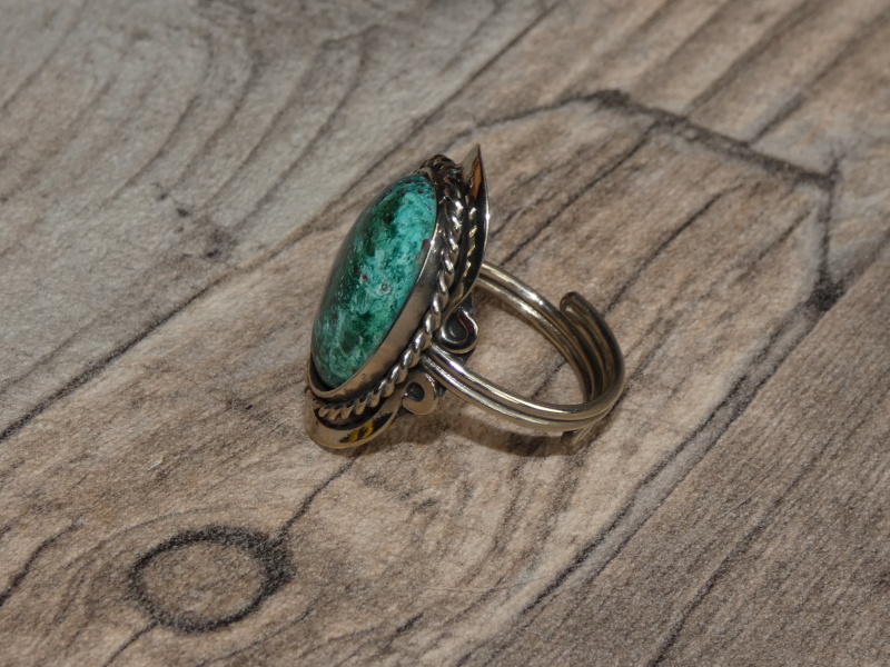 Prsten peruánský tyrkys XII