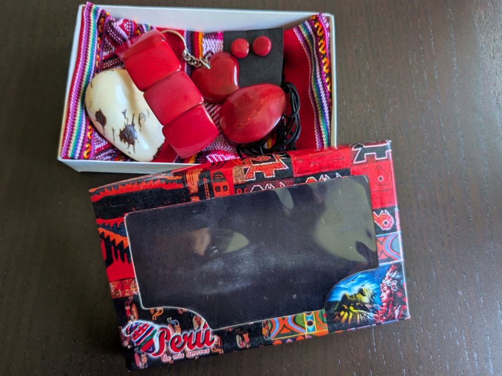 Tagua sada (červená)