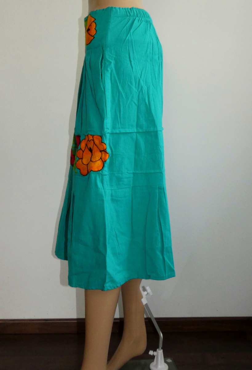 Sukně s kapsami (aqua, S/M)