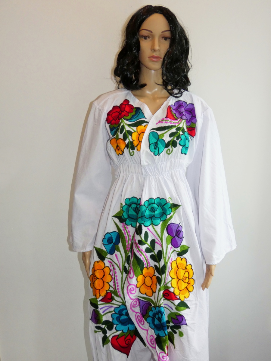 Šaty hodně dlouhé (bílé, M/L)