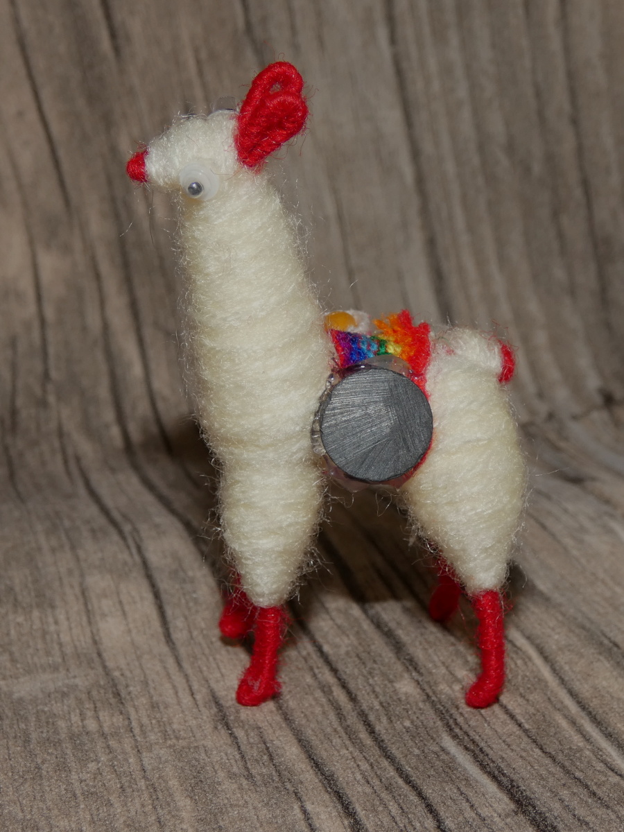 Magnetka (lama, bílá I)