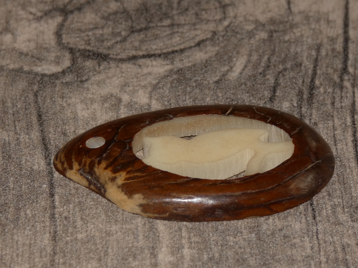 Přívěsek sova I (tagua)