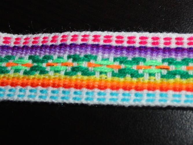 Pásek/lem (bílý II, 1 m)