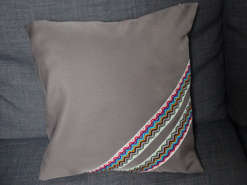 Povlak na polštářek (šedý)