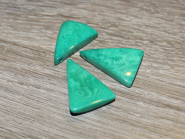 Tagua trojúhelník (skrz, aqua)