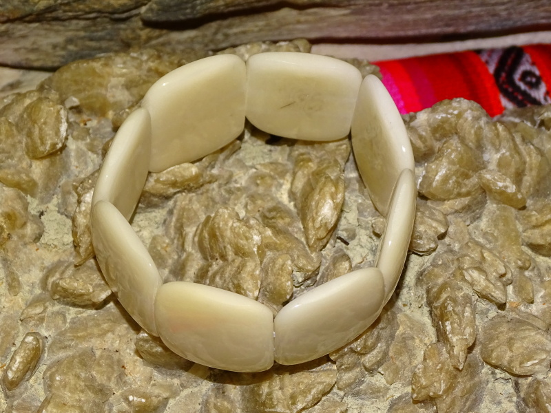 Náramek tagua (přírodní)