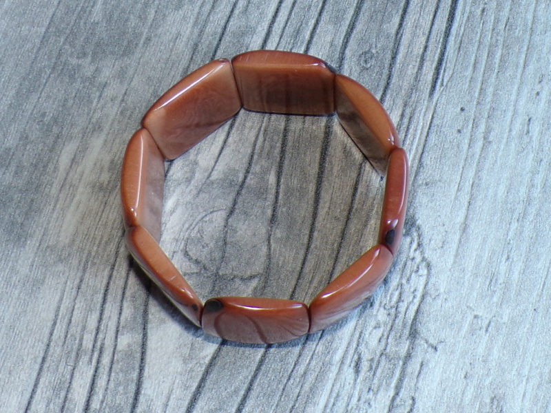 Náramek tagua (hnědý)