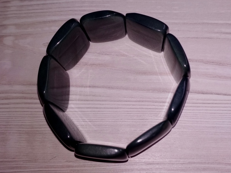 Náramek tagua (hodně tmavě zelený)