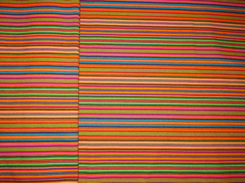 Látka (pruhovaná žlutá, 1 metr)