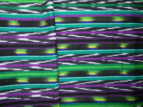 Látka Guate (fialovozelená, 1 metr)