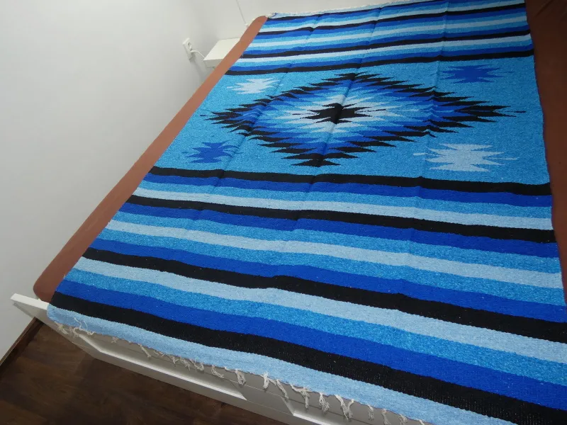 Deka vzor (tyrkysová)