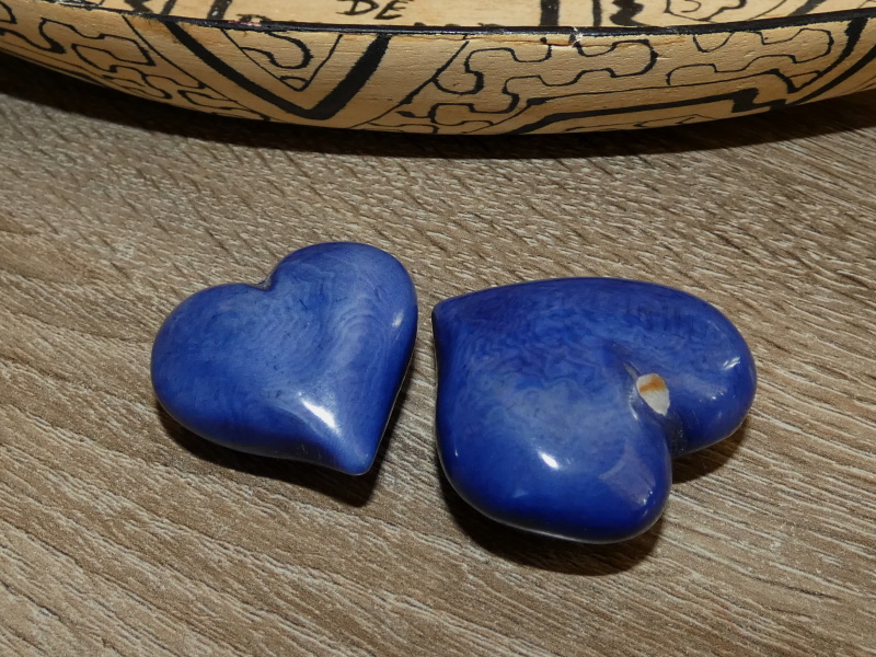 Tagua srdíčko (buclaté, modré)
