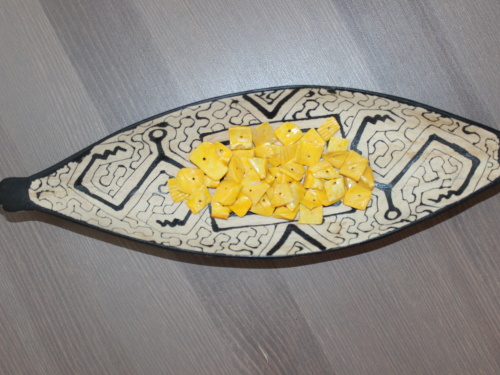 Úlomky mušle (žlutá)