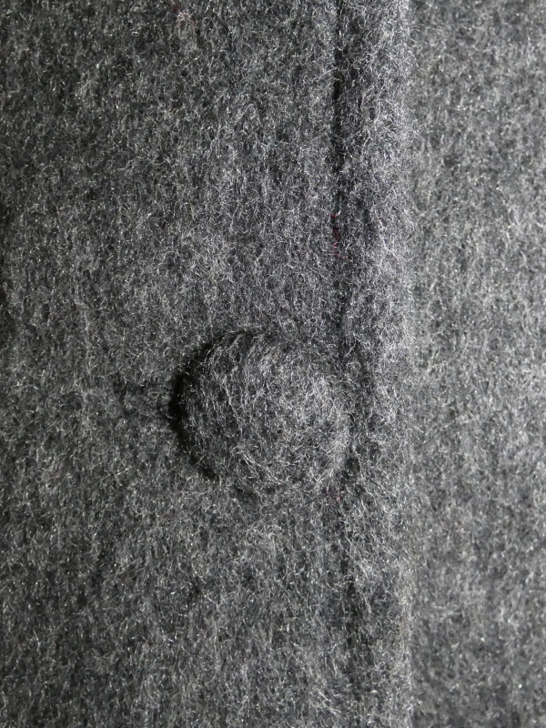 Kabát 100% lamí vlna (šedý, 42)