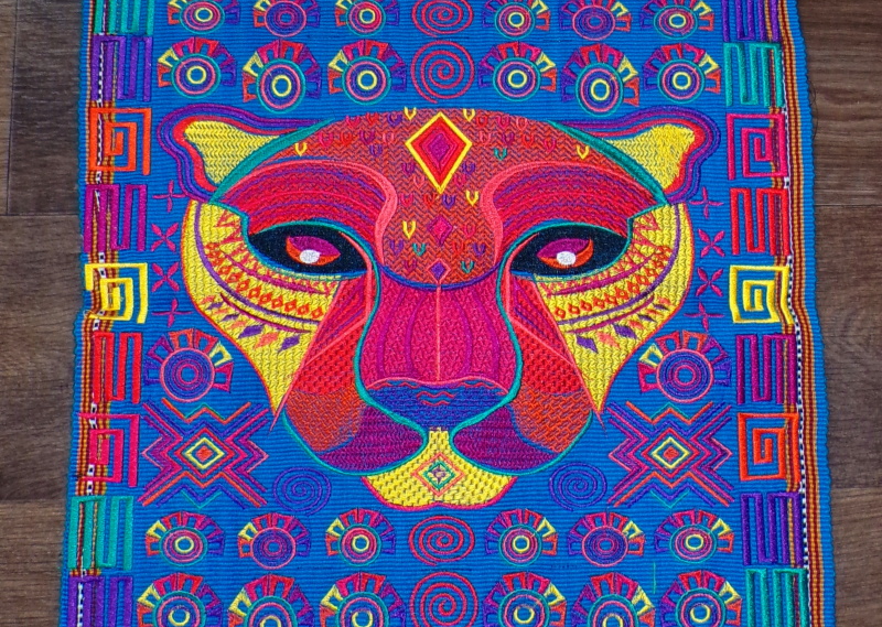 Běhoun Guatemala (jaguár, tyrkysový, 43x245 cm)