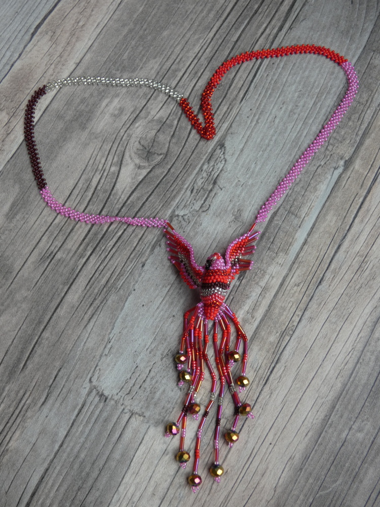 Náhrdelník kolibřík (větší)