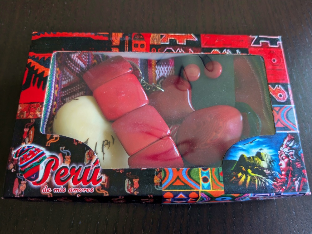 Tagua sada (červená)