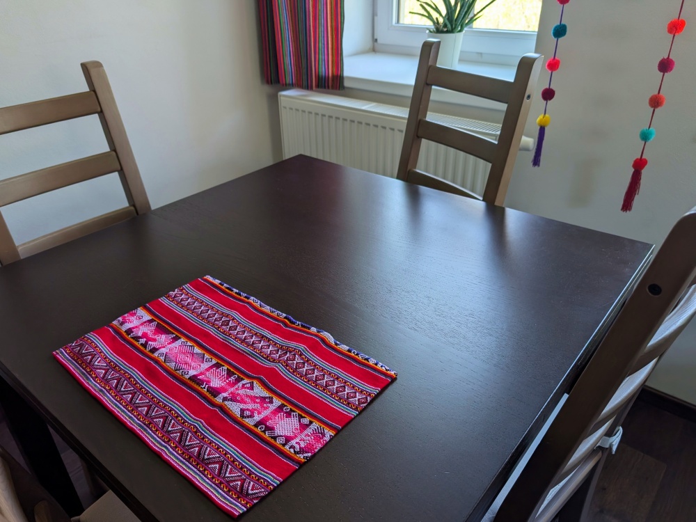 Ubrus (barevný, 26x38 cm)