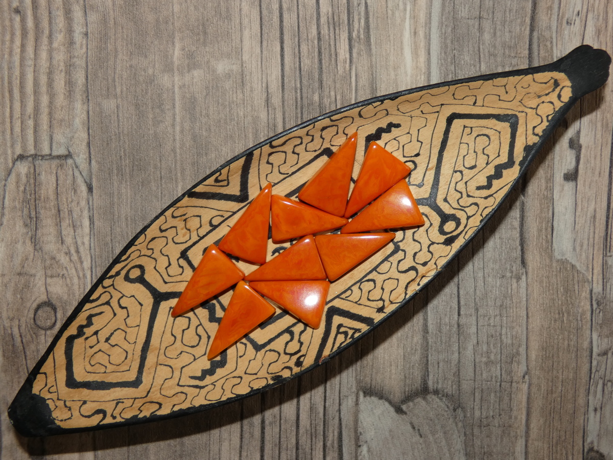Tagua trojúhelník (skrz, oranžový)