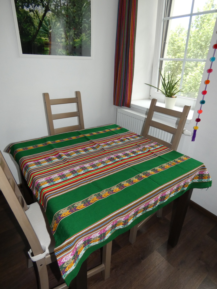 Látka/ubrus velký (zelený I)