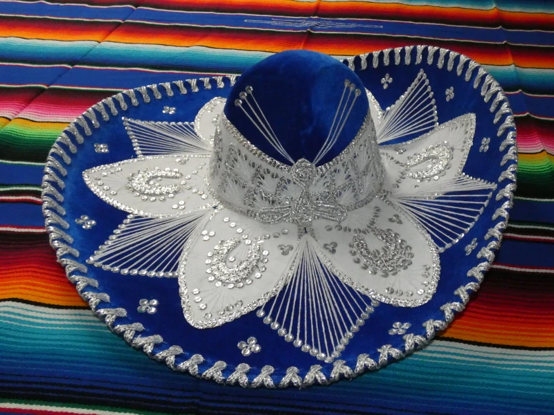 Sombrero (extra modrostříbrné)