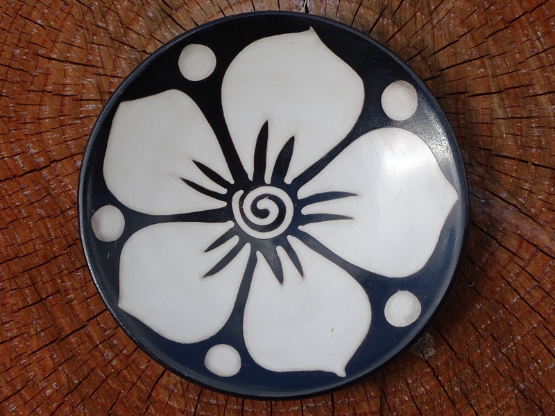 Dekorativní talíř mini (květ, 13 cm)