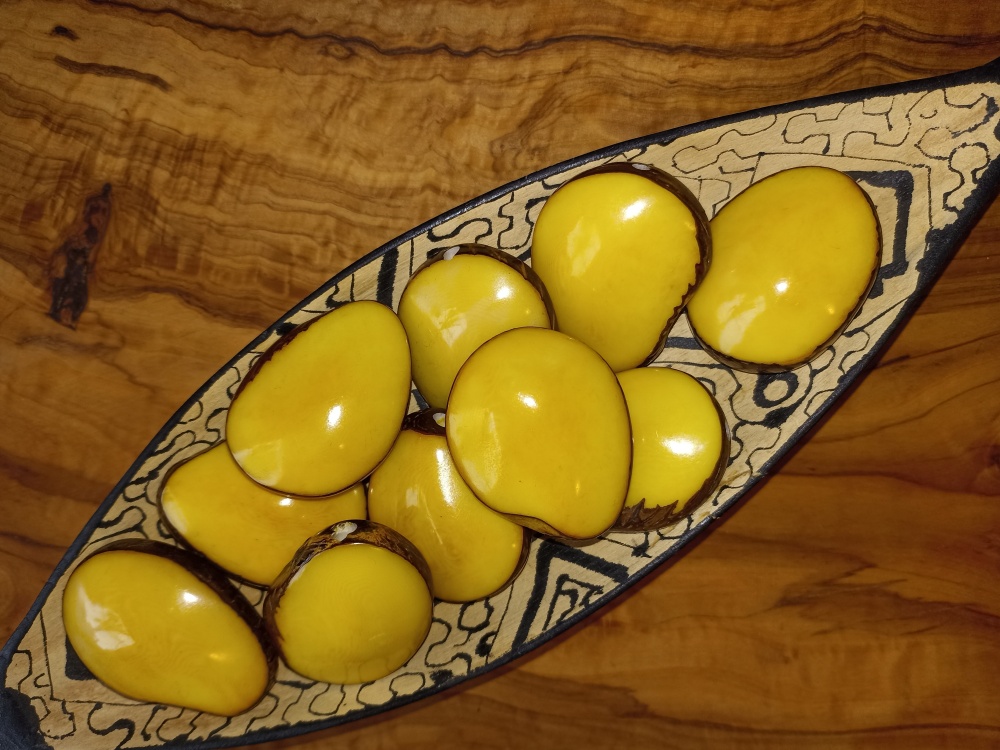 Tagua - maxičočka (žlutá, skrz podélně)