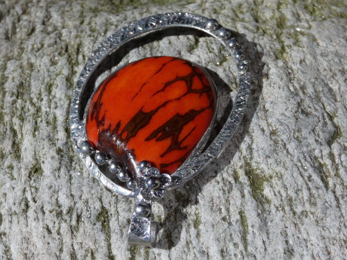 Cínovaná tagua (oranžová)