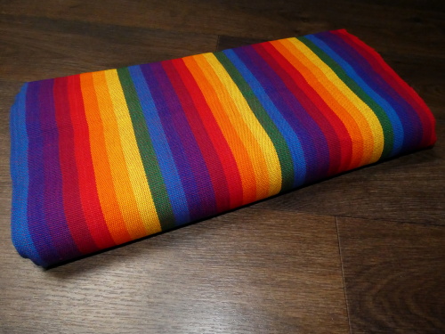 Látka Guate (duhová IV, 1 metr)